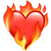 ❤️‍🔥 heart on fire display on Apple